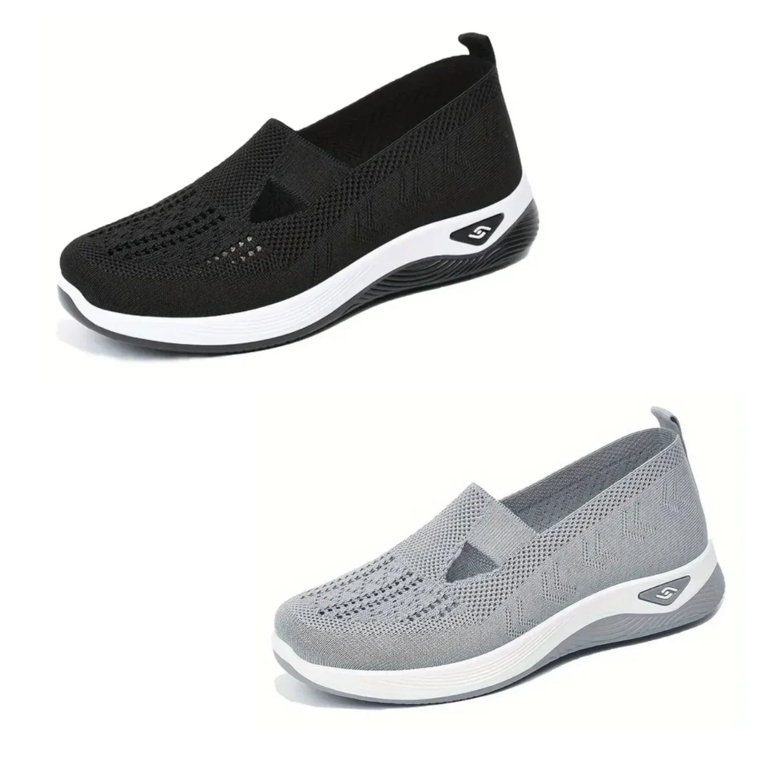 kit com 2 Tênis Ortopédicos Confort Plus Calce Fácil  (COMPRE 1 LEVE 2) + Palmilha Grátis