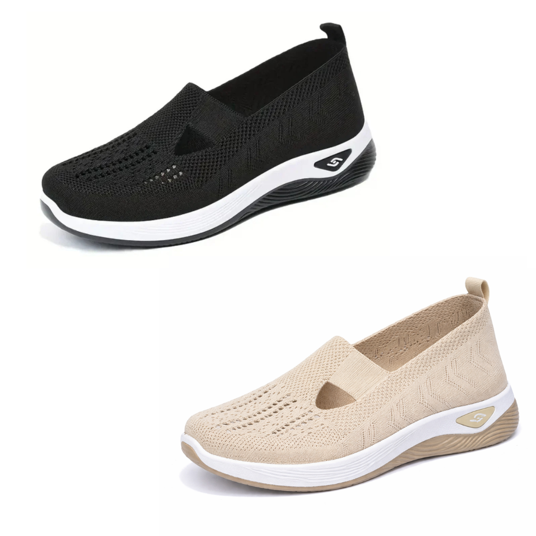 kit com 2 Tênis Ortopédicos Confort Plus Calce Fácil  (COMPRE 1 LEVE 2) + Palmilha Grátis