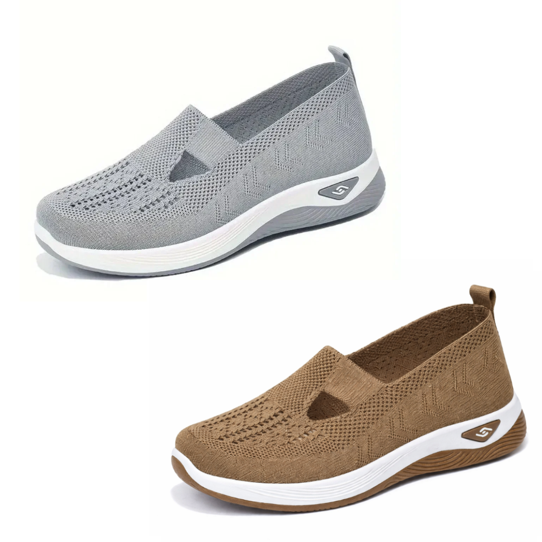 kit com 2 Tênis Ortopédicos Confort Plus Calce Fácil  (COMPRE 1 LEVE 2) + Palmilha Grátis