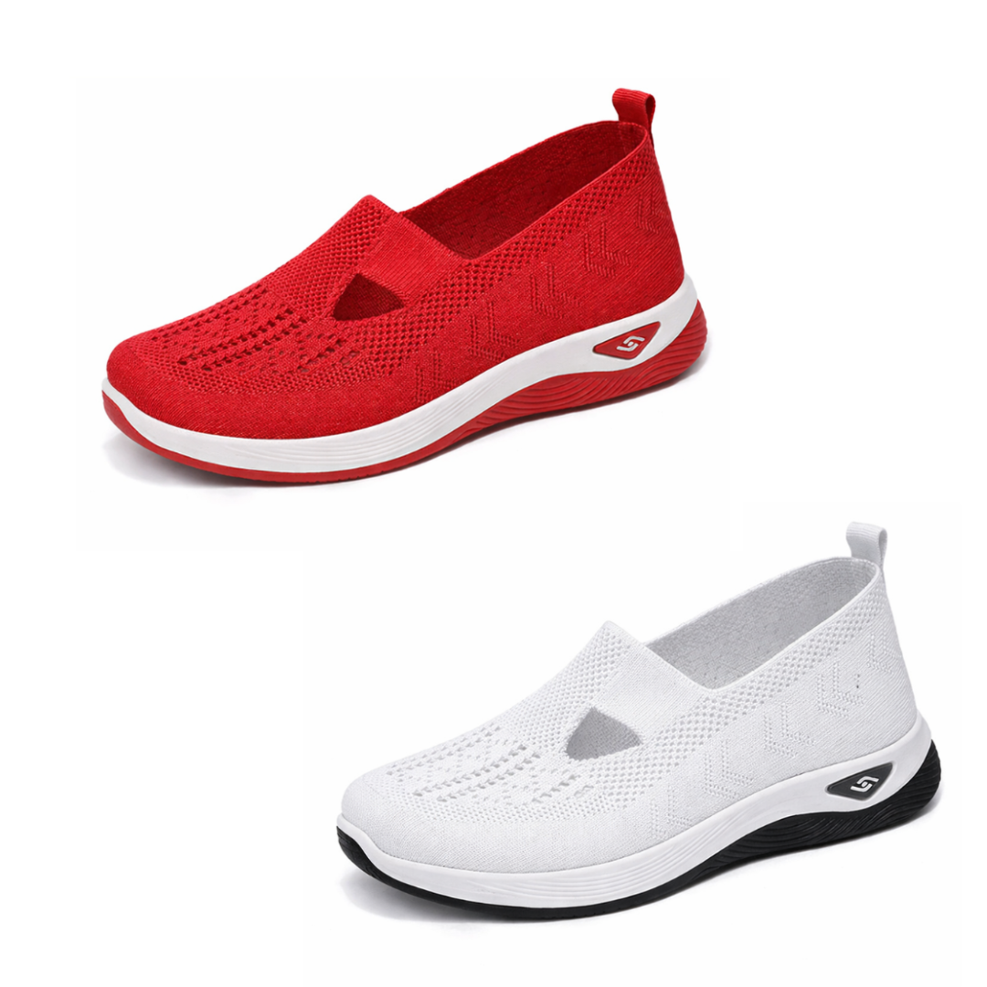 kit com 2 Tênis Ortopédicos Confort Plus Calce Fácil  (COMPRE 1 LEVE 2) + Palmilha Grátis