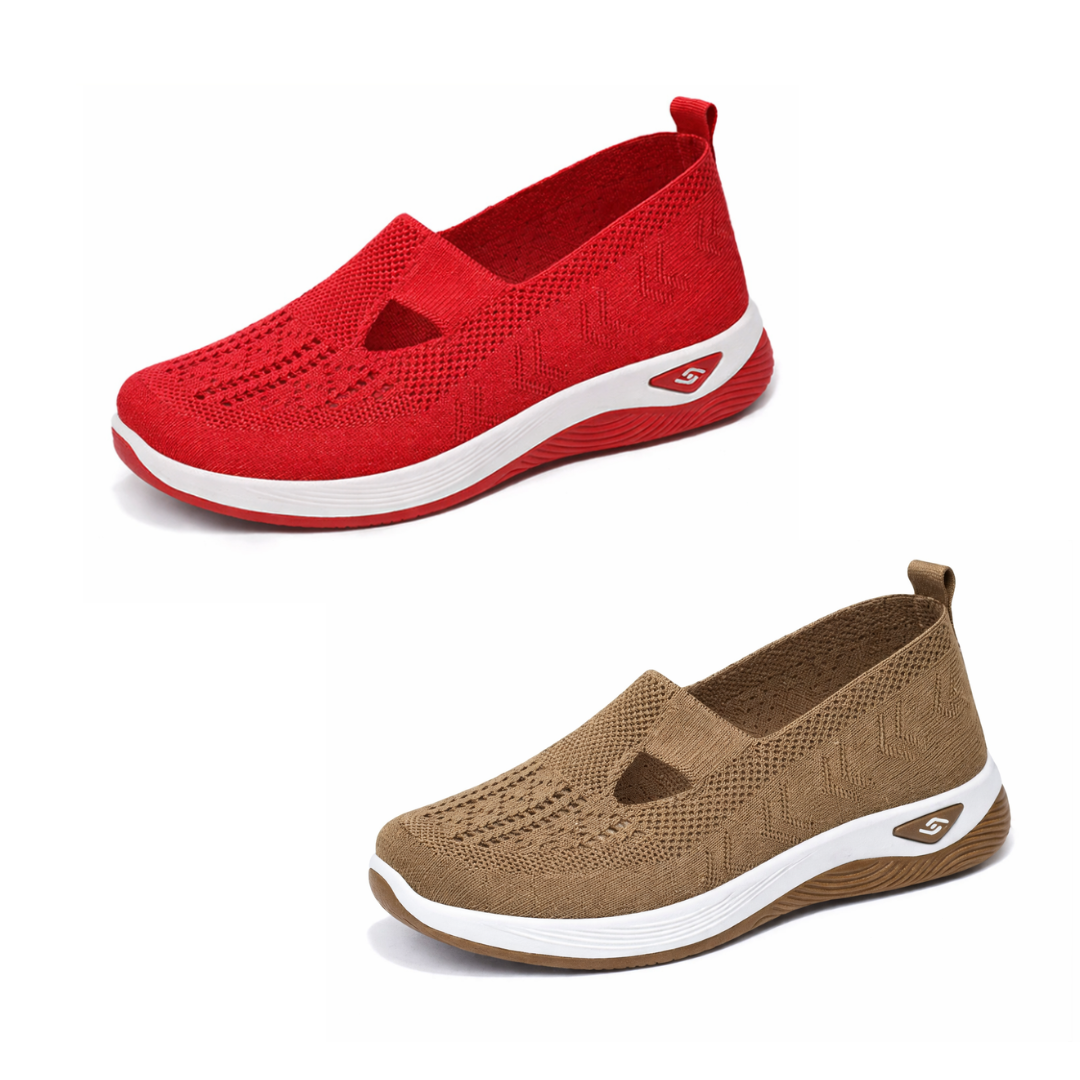 kit com 2 Tênis Ortopédicos Confort Plus Calce Fácil  (COMPRE 1 LEVE 2) + Palmilha Grátis