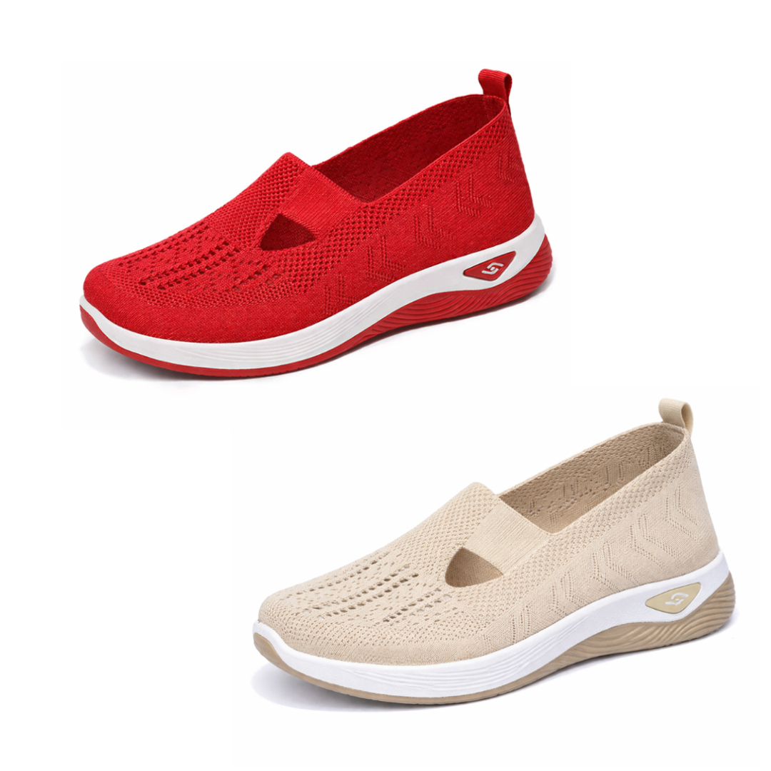 kit com 2 Tênis Ortopédicos Confort Plus Calce Fácil  (COMPRE 1 LEVE 2) + Palmilha Grátis