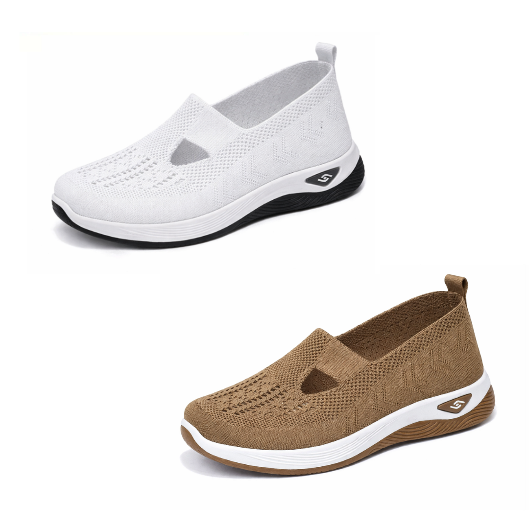 kit com 2 Tênis Ortopédicos Confort Plus Calce Fácil  (COMPRE 1 LEVE 2) + Palmilha Grátis