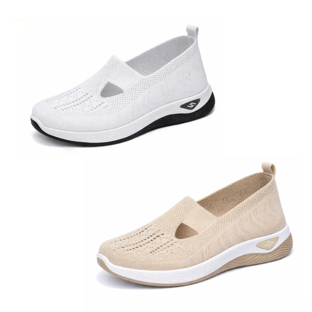 kit com 2 Tênis Ortopédicos Confort Plus Calce Fácil  (COMPRE 1 LEVE 2) + Palmilha Grátis